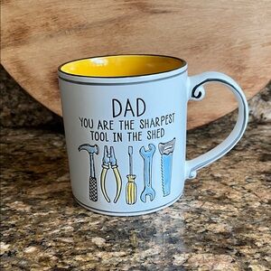 NWT Spectrum Designz "Dad You Are The Sharpest Tool In The Shed" Embossed Mug